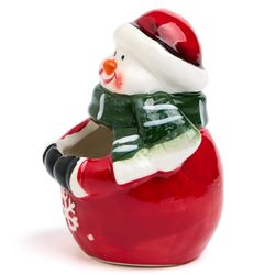 ПОДСТАВКА ДЛЯ ЗУБОЧИСТОК КОЛЛЕКЦИЯ "CHRISTMAS HOLIDAYS" 6*6*8,5 СМ