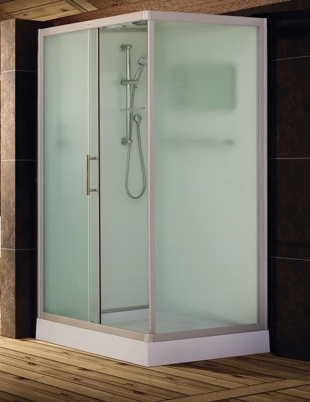 Душевая кабина Esbano (Эсбано) EST-129CKR, с низким поддоном, 120x90x210