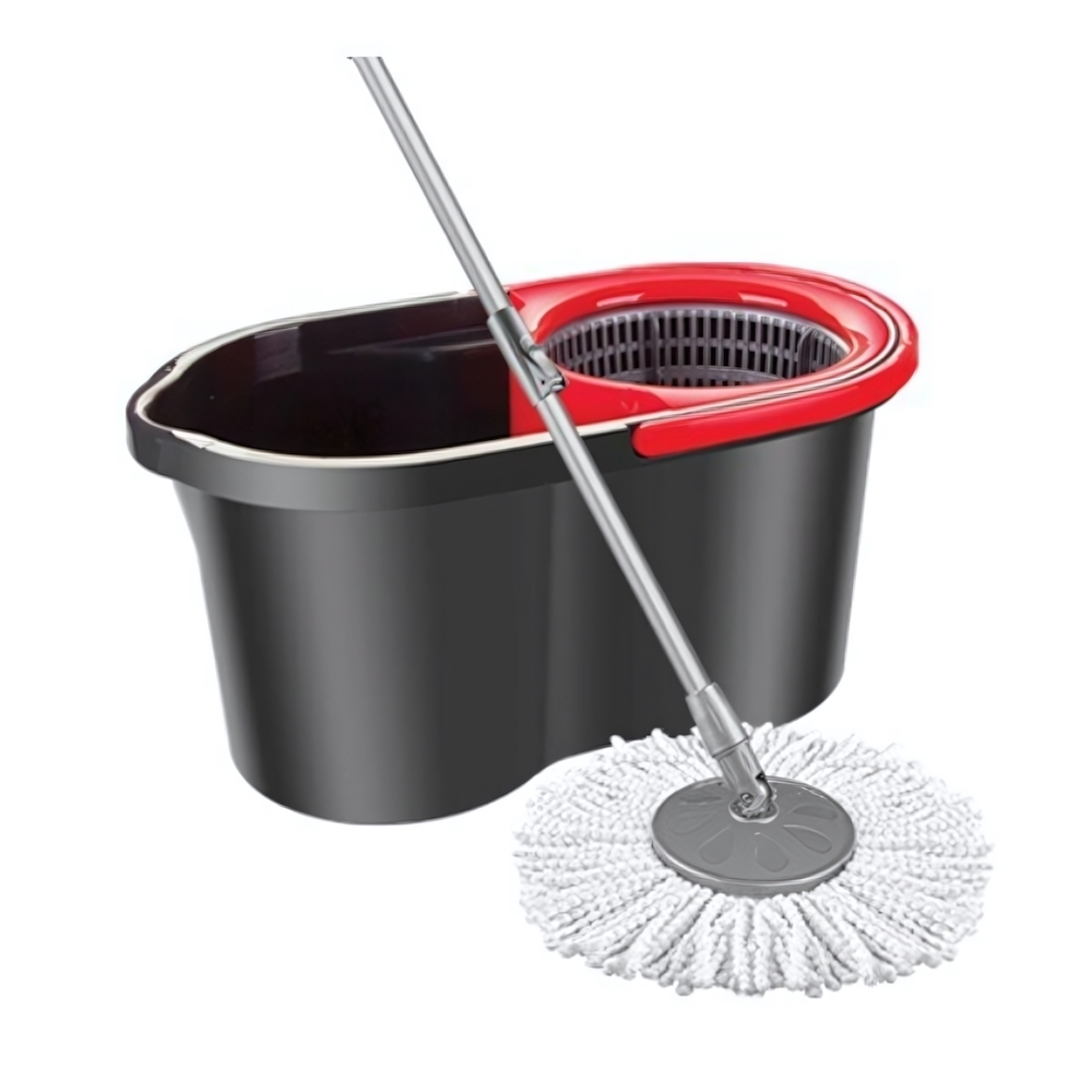 Набор для уборки в индивид. упак. ЭКО МОП СТАЙЛ (ECO MOP STYLE) черн-красный.14л