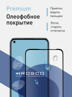 Защитное стекло ROSCO для Huawei P40 lite оптом (арт. HW-P40L-FSP-GLASS-BLACK)
