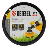 Леска для триммера звезда, 1,6мм х 552м, на DIN катушке FLEX CORD,  Denzel — фото 3