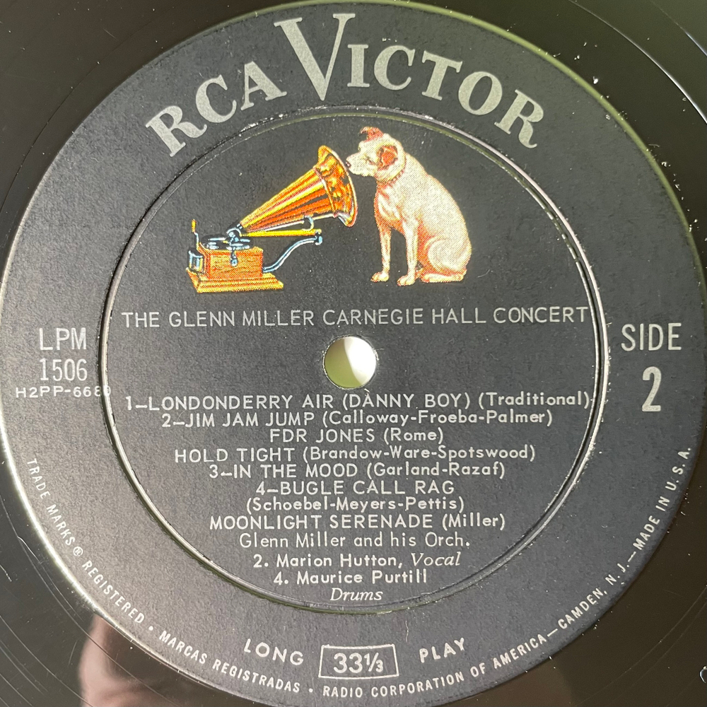 Glenn Miller And His Orchestra ‎– The Glenn Miller Carnegie Hall Concert (США 1958г.)