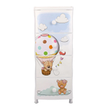 Комод "Медвежата" 4-х секционный М1701