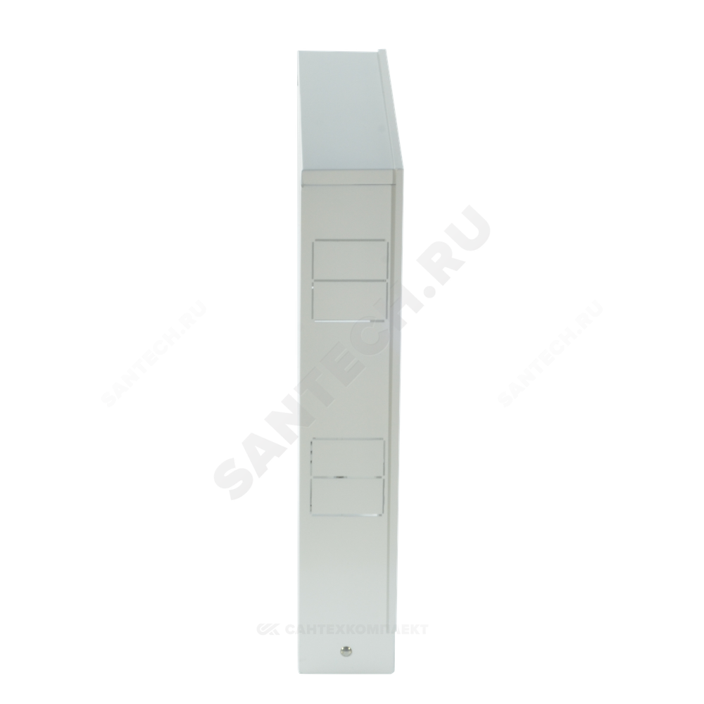 Шкаф коллекторный наружный сталь ШРН-6 1147х118х652-715мм RAL 9016 (Белый) Wester 0-32-1060
