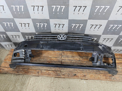 Бампер передний + решетка радиатора Volkswagen Polo 5 15-20 Б/У Оригинал 6RU807221AGRU