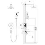Душевая система встроенная Timo Saona SX-2379/00SM хром