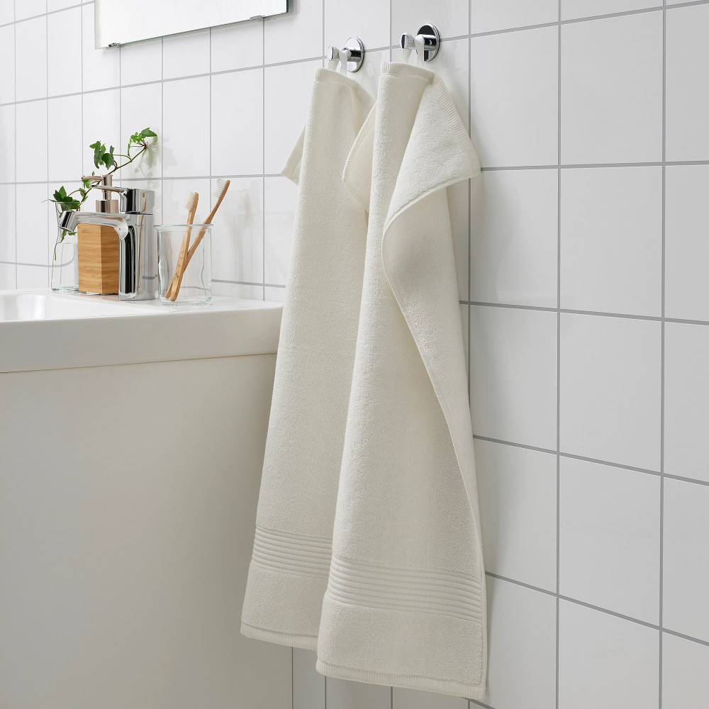 Полотенце IKEA FREDRIKSJON (ФРЕДРИКШЁН), Белый, 40х70 см