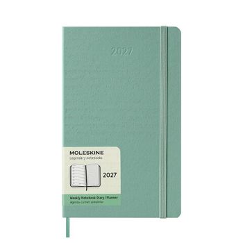Еженедельник Moleskine Classic WKNT Large зеленый (DHK812WN3)