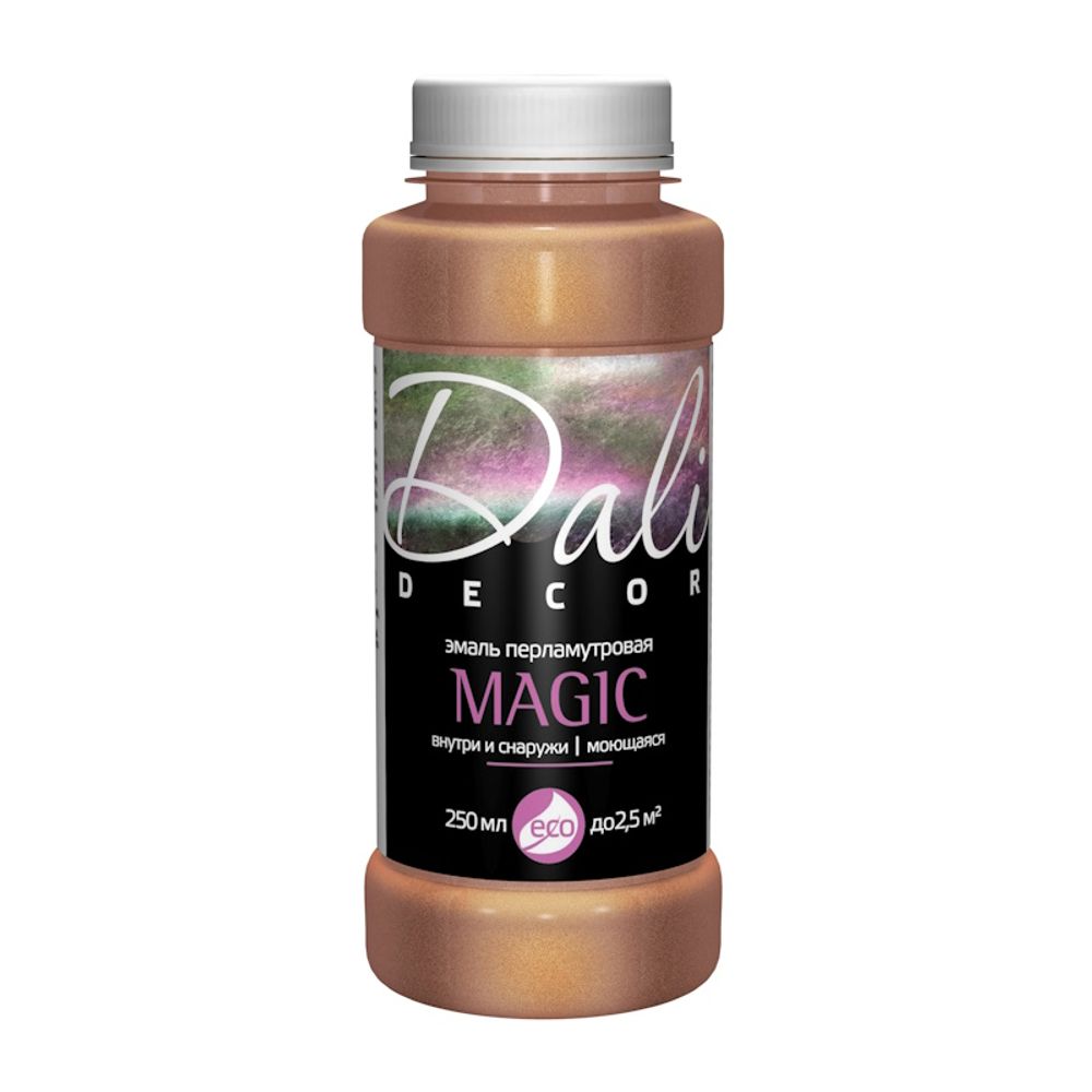 Эмаль акрил. DALI Decor Magic перламутр. бронза 0,25л (Рогнеда) НЕМОРОЗОСТОЙКАЯ от + 5 С Эмаль акрил. DALI Decor Magic перламутр. бронза 0,25л (Рогнеда) НЕМОРОЗОСТОЙКАЯ от + 5 С