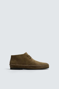 ZARA Х AARON LEVINE КОЖАНЫЕ ТУФЛИ VIBRAM®, БРОНЗОВЫЙ
