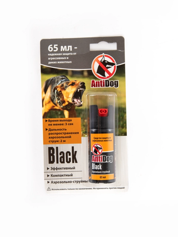 Баллон аэрозольный "AntiDog Black" 65 мл