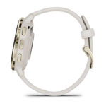Часы Garmin Venu 3s цвета слоновой кости с золотистым безелем, 010-02785-04