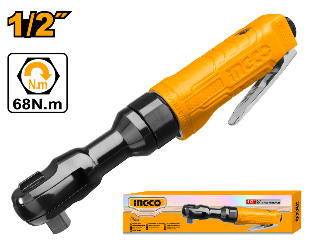 Угловой пневматический гайковерт INGCO ARW121 INDUSTRIAL 1/2" 68 Hm