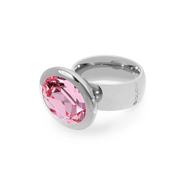 Кольцо Qudo TIVOLA big S light rose  17.2 мм 632102/17.2 R/S размер 17,2