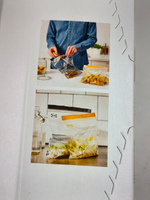 IKEA Зип-пакеты ISTAD для пищевых продуктов прозрачные с черной/желтой полосой, 2.5 л и 1,2 л , 50 шт. (Тайланд)