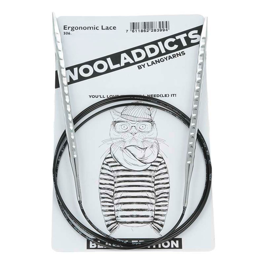 Спицы круговые супергладкие Wool Addicts Ergonomic Lace ⌀6 мм, 50 см
