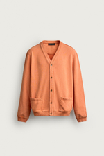 КАРДИГАН RELAXED FIT С ЭФФЕКТОМ ПОТЕРТОСТИ — ZARA