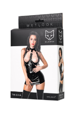 Платье Glossy Trisha из материала Wetlook S