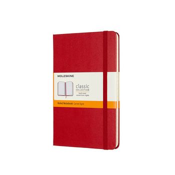 Блокнот Moleskine Classic Medium 115x180 мм 208 стр в линейку твердая обложка (QP050F2)