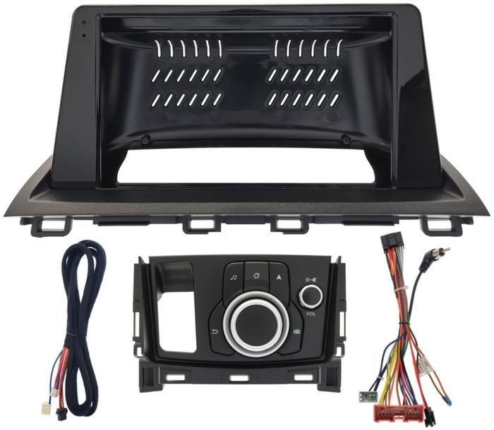 Магнитола для Mazda CX-4 2016-2024 (штатный монохромный экран, рамка 9) - Teyes CC3 на Android 10, Быстрая, QLED, CarPlay, 4G SIM-слот
