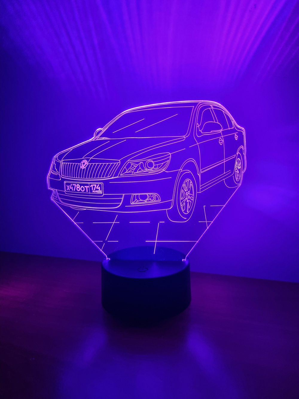 Светильник "Автомобиль - Шкода Октавиа" (Skoda Octavia)