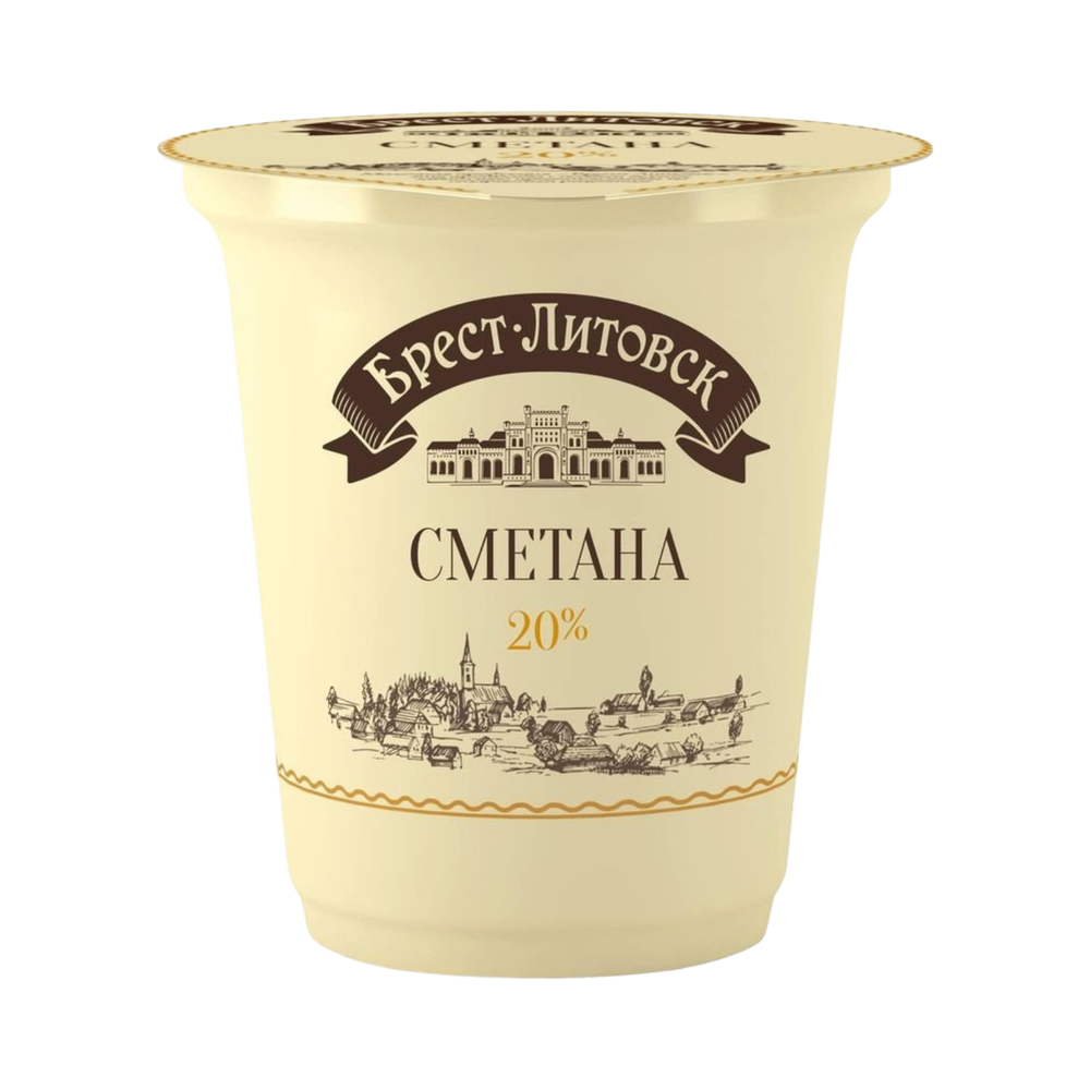 Сметана "Брест-Литовск" 20% 315г