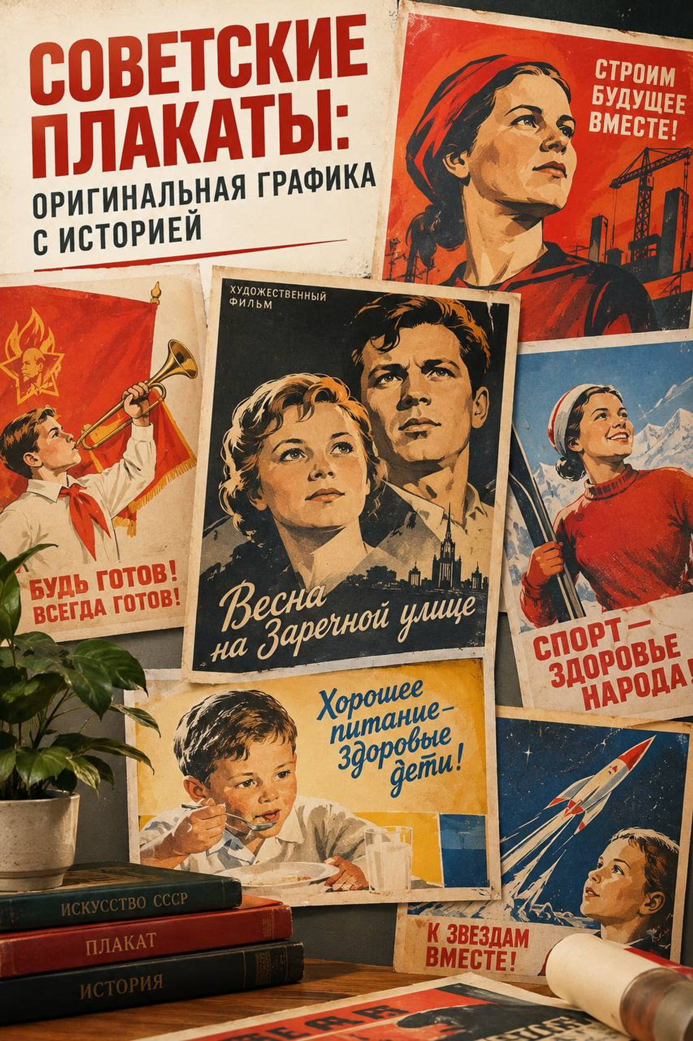 Советские плакаты: оригинальная графика с историей