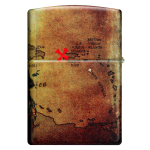 Зажигалка Zippo Pirate Ship с покрытием White Matte