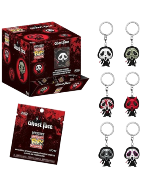 Рандомный Брелок Blind Box Funko Pocket POP! Ghost Face Mystery