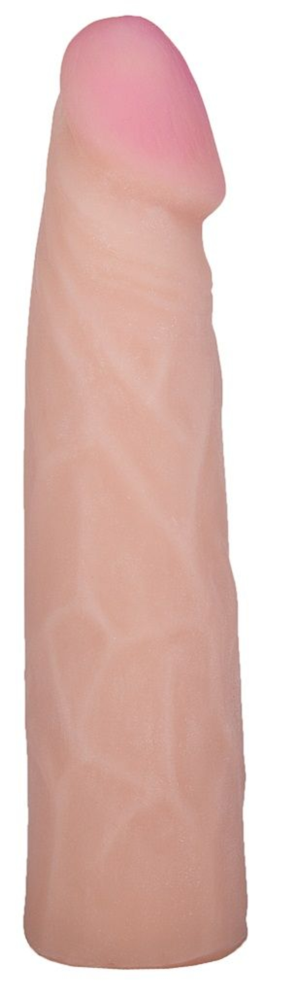 Пояс-трусики с насадкой Soft-Prince - 18,5 см. (Цвет: телесный с черным)