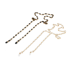 oval enamel glasses chain
