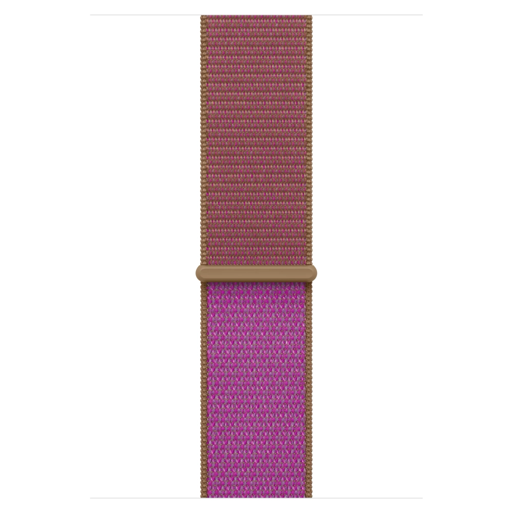 Умные часы Apple Watch Series 12 GPS, 46mm, Black Aluminum Case with Magenta Sport Loop