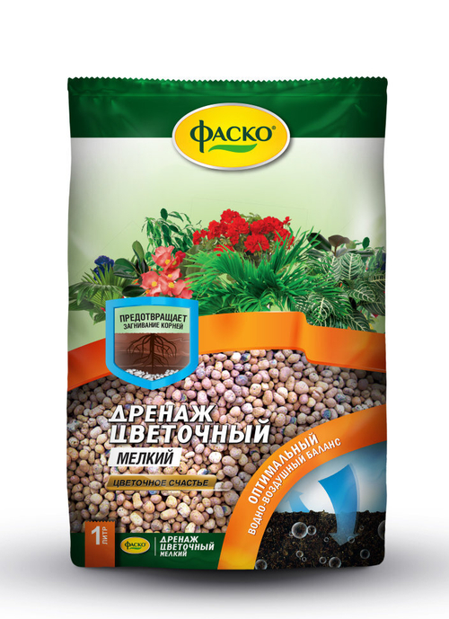 ДРЕНАЖ ЦВЕТОЧНЫЙ ФАСКО ЦВЕТОЧНОЕ СЧАСТЬЕ МЕЛКИЙ 2Л