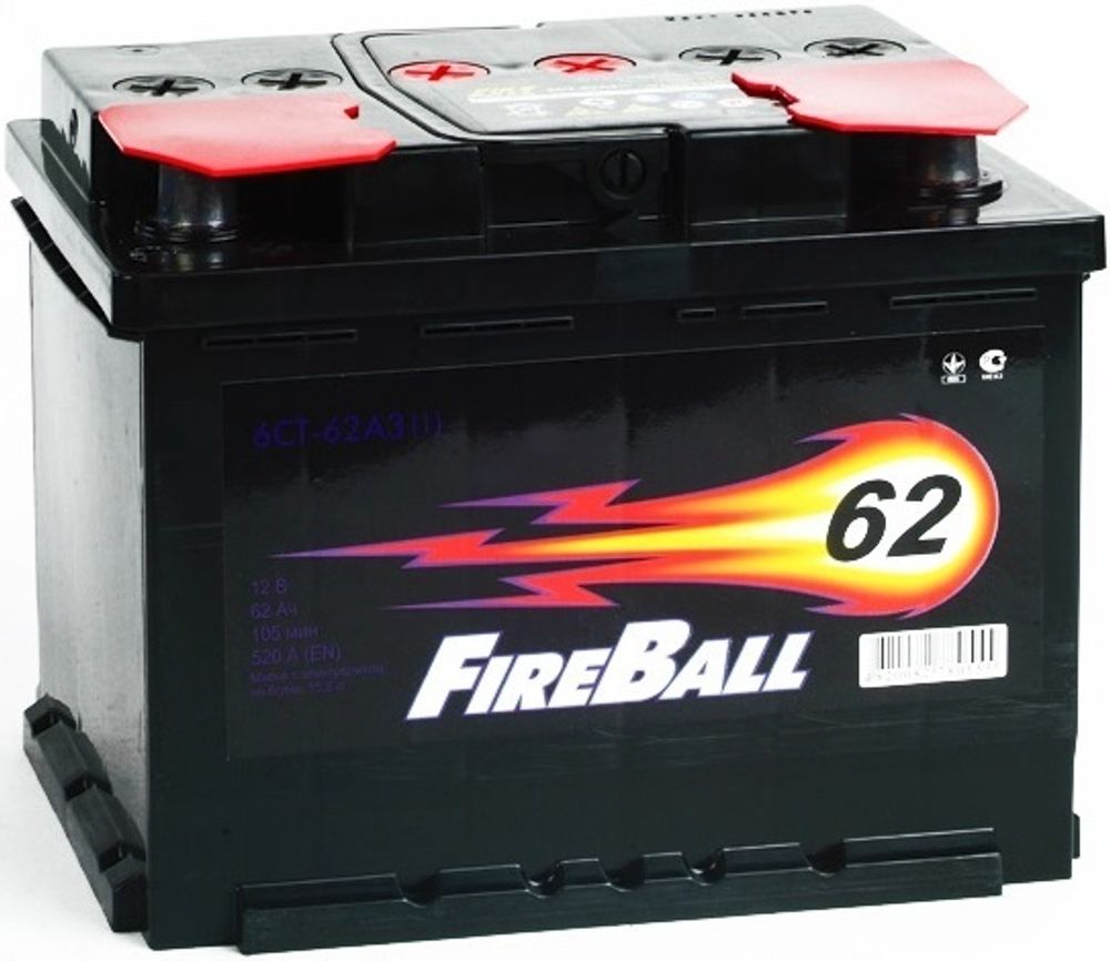 FIRE BALL 6СТ- 62 аккумулятор
