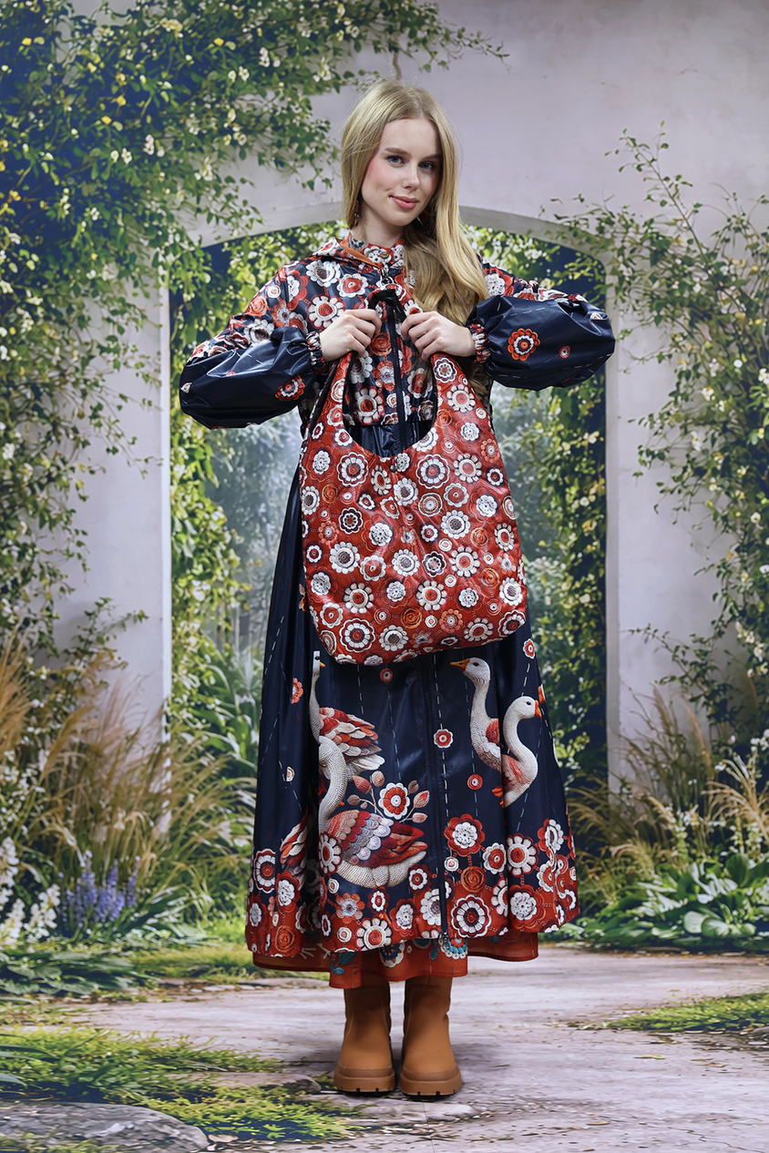 Coat "Nymph. Geese"