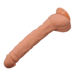 Телесный фаллоимитатор-гигант 28см на присоске Baile Dick BW-008038NR