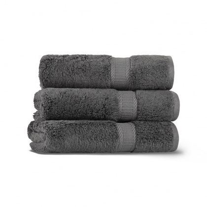 Полотенце 76x142 L'appartement Fancy charcoal антрацит