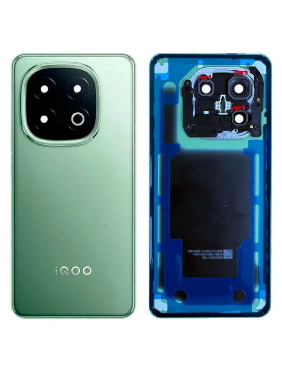 Задняя крышка для  Iqoo 13 зеленая (Green) со стеклом камеры