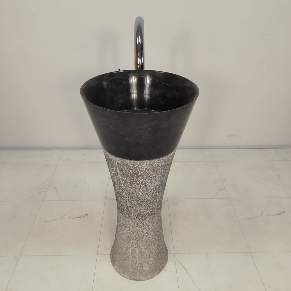 Раковина напольная из мрамора Pedestal MN-391 40x40x90