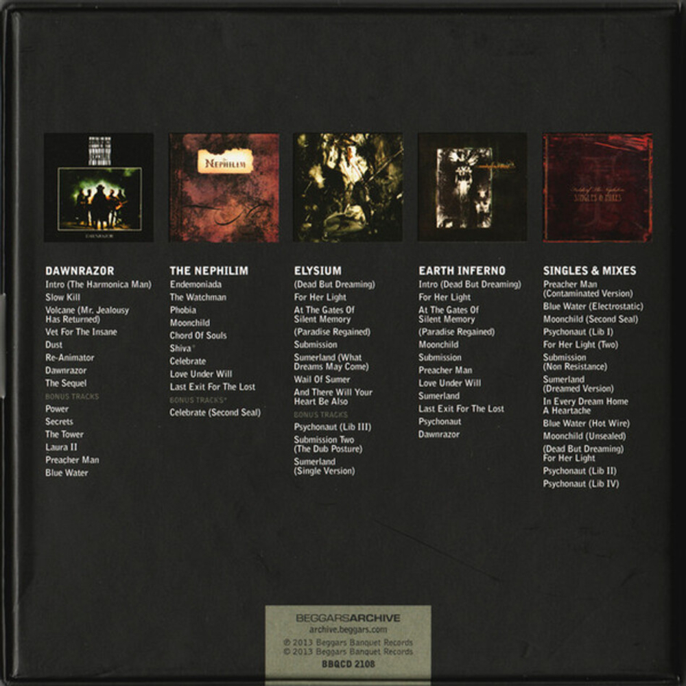 Fields Of The Nephilim / 5 Albums (5CD)