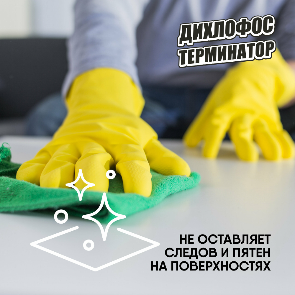 ДИХЛОФОС ТЕРМИНАТОР ОТ БЫТОВЫХ НАСЕКОМЫХ АЭРОЗОЛЬ 180МЛ