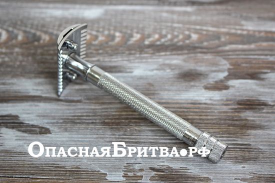 Т-образная бритва (станок) Merkur 25С, удлиненный, open comb