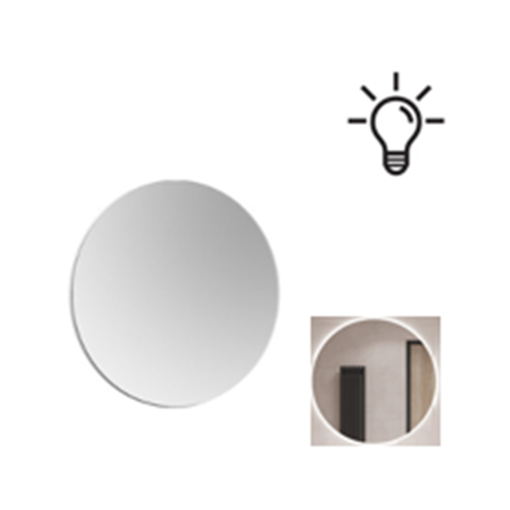 Зеркало CIRCLE, 80x80x3, с подсветкой по периметру, ST-СIRCLE800800290-MOS