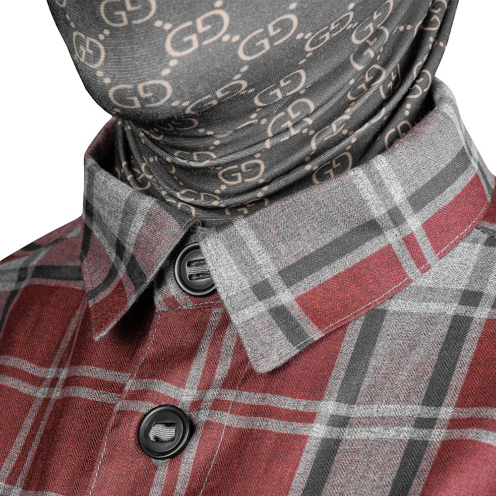 Рубашка Sturmer Gridline - Grey/Red