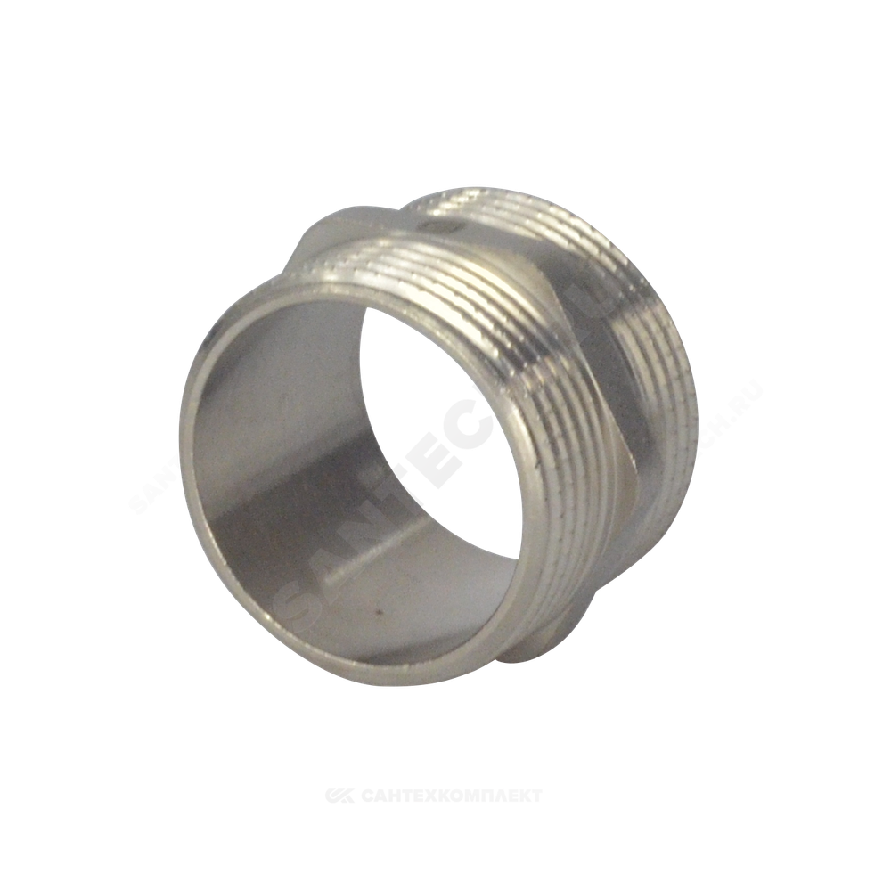 Ниппель латунь никель Ду 25 (1") НР SantechSystems