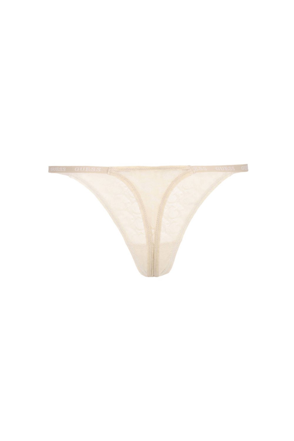 Кружевные стринги Guess Underwear - бежевый(O3BE18 KBXA0)