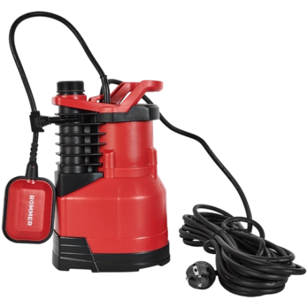 Насос дренажный ROMMER PROFI, кабель 10м, 400 Вт, для чистой воды