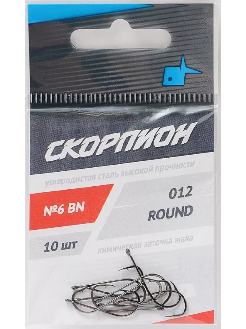 Крючки "Round" (Скорпион) №6