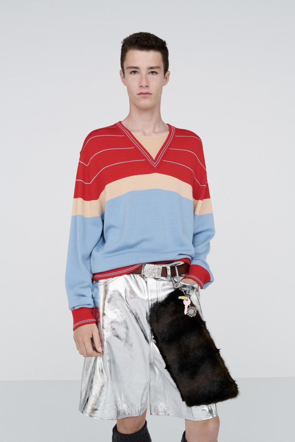 ZARA X BAISI GUADAGNINO БРЕЛОК С ШАРМОМ, СЕРЕБРЯНЫЙ