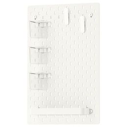 Перфорированная доска IKEA SKADIS (СКОДИС), Белый, 36x56 см